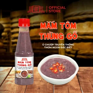 Mắm Tôm Thùng Gỗ Làng Chài Xưa 260g – Nguyên Liệu Tươi, Thơm Ngon Đặc Biệt