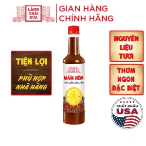 Mắm Nêm Pha Sẵn Làng Chài Xưa 620g – Chai Nhựa, Ăn Liền Cao Cấp, Nguyên Liệu Tươi Thơm Ngon