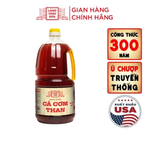 Nước Chấm Cá Cơm Than Làng Chài Xưa 2 Lít – Chai Nhựa Cao Cấp, Vị Thanh Dịu, An Toàn – Dung Tích Lớn Tiết Kiệm
